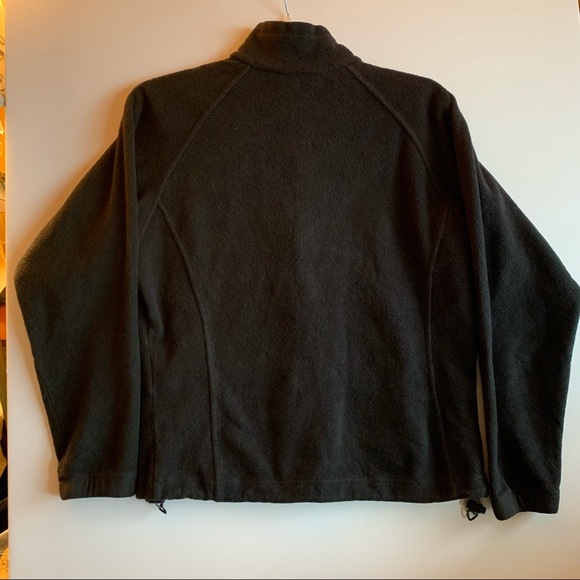 Columbia Black Full Zip Fleece Jacket Women’s Size M - Picture 3 of 6